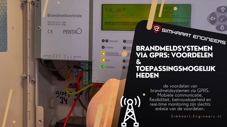 Doormelding brandmeldinstallatie GPRS